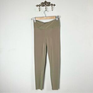 Twenty Montreal Green Colorsphere Dual Color Cross Front Leggings Size XS